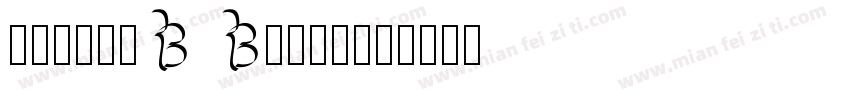 FZLTZHB B51-0字体转换